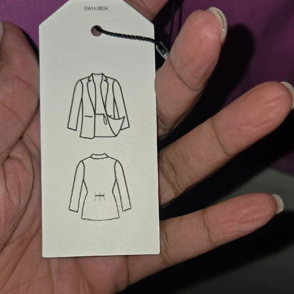 Express Women's Lavender Blazer - Picture 4 of 7